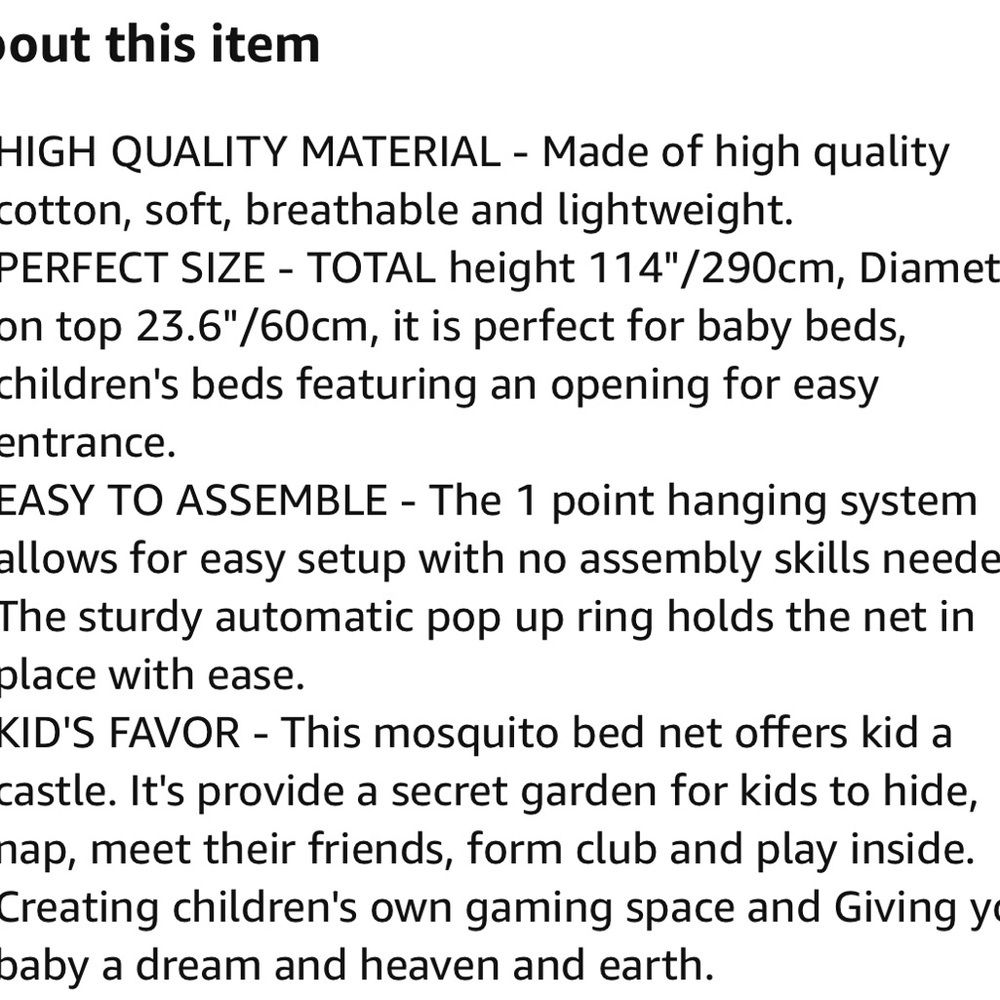 Bed/Crib Canopy - Picture 9 of 12